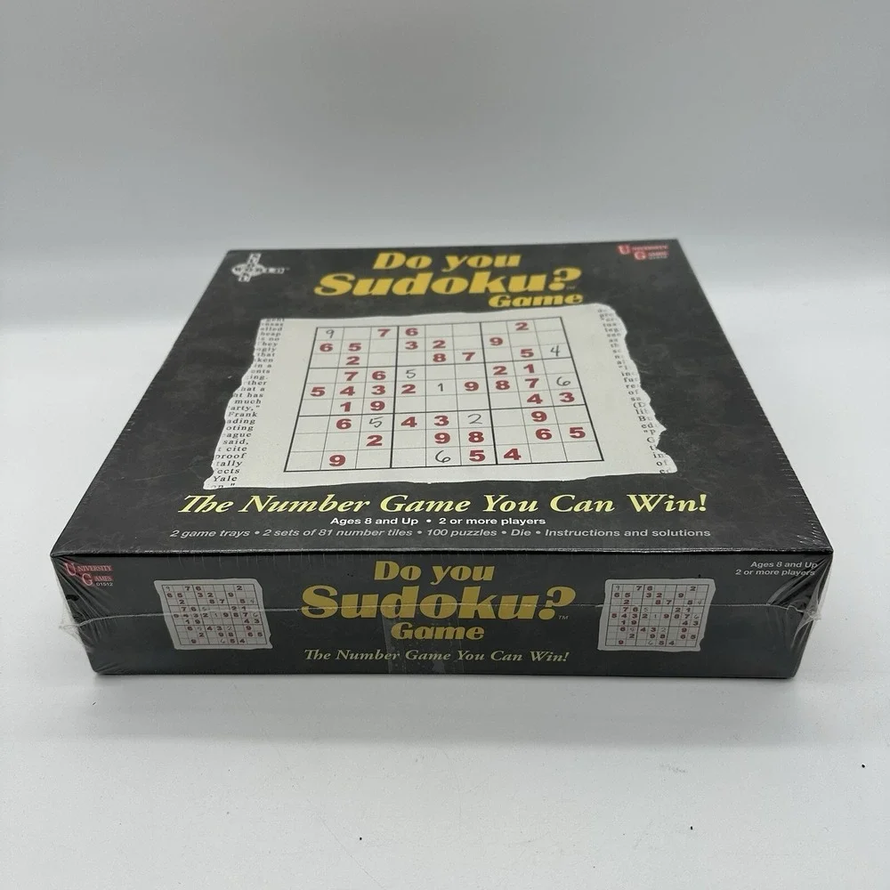 NISP DO YOU SUDOKU? GAME BY UNIVERSITY GAMES AGES 8+ University Games 01512